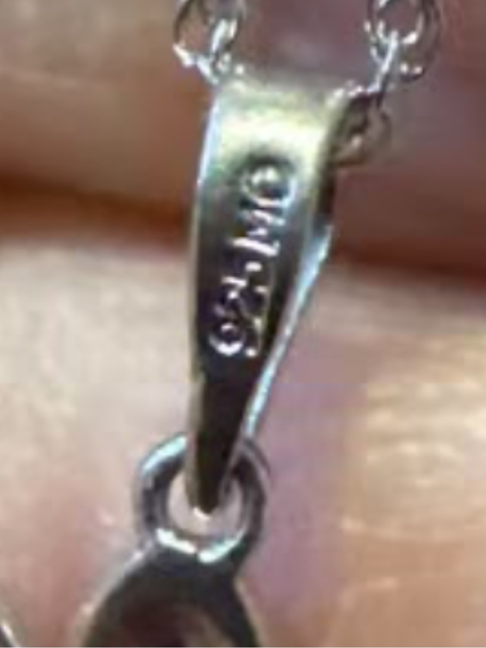 Paw print Pendant Pave accents  925 Sterling Silver Necklace - Picture 11 of 16